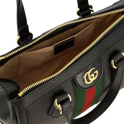 borsa gucci nera tessuto|gucci borse.